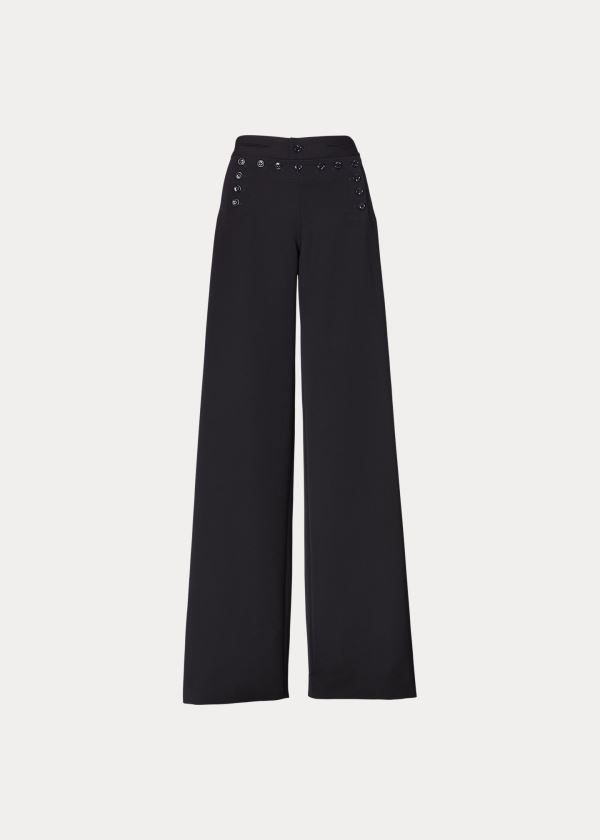 Pantalones Ralph Lauren Mujer Negros - The Sailor - EBZNH5972